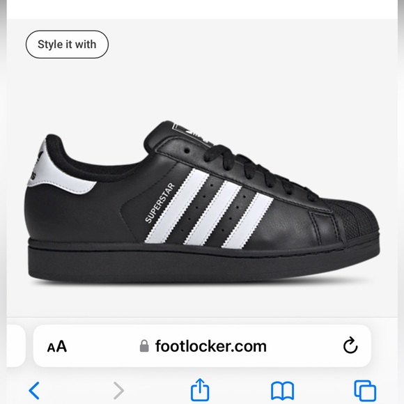 adidas Shoes - Adidas Superstar II Black White Casual Sneakers
